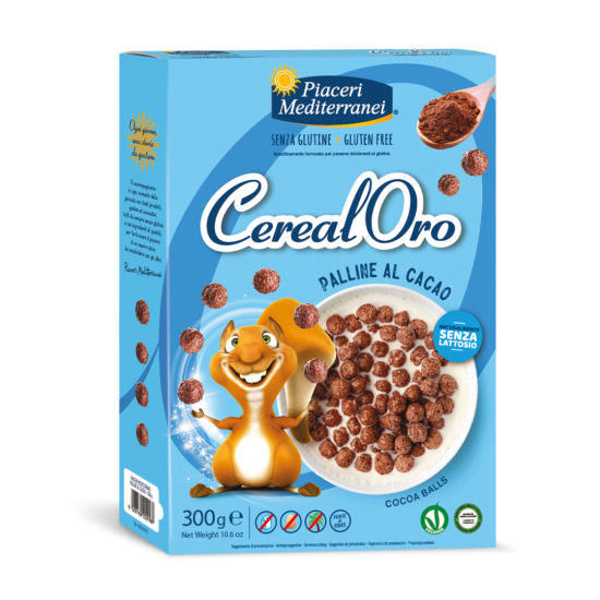 Cereal Oro Schokoladenkugeln Piaceri Mediterranei glutenfrei ★